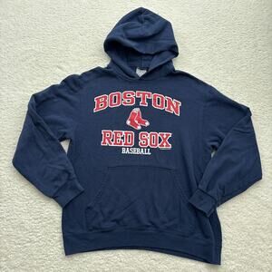 Boston Red Sox Hoodie Navy Blue Size Medium MLB Genuine Merchandise